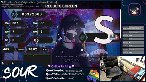 bass slut osu map